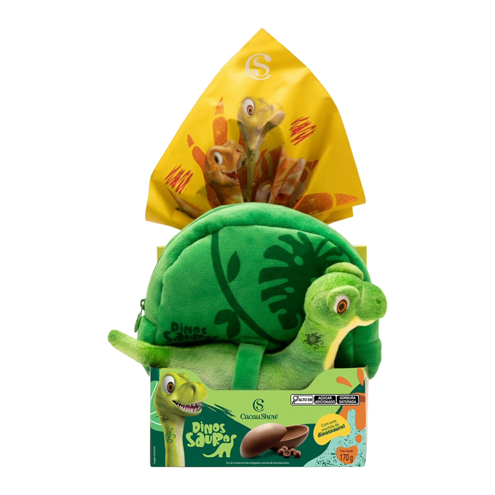 Ovo de Páscoa ao Leite Mochila Dino 170g, , large. image number 0
